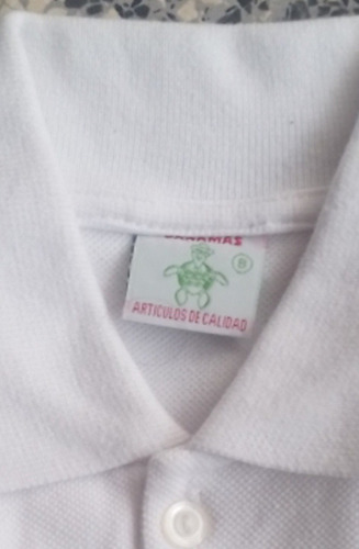Chemises Escolares Blancas Tallas 8, 10, 12 Colegio La Salle (Usado)