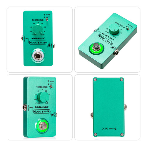 Coolmusic Noise Killer Effect Pedal True Bypass Noise Gate
