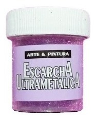 Escarcha Brillantina Mirella Glitter Ultrametalica Rosada X2