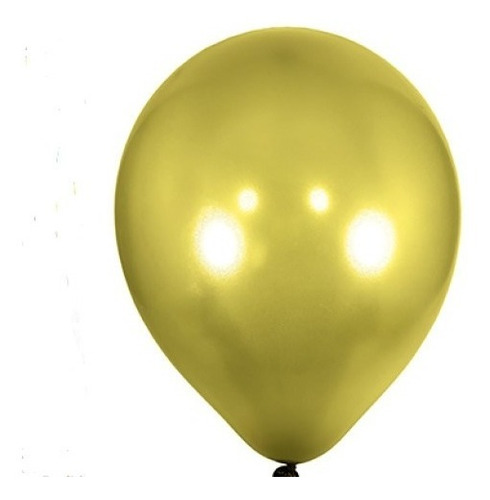 Imagen 3 de 4 de Set 15 Globos Premium Mix Dorado Y Negro