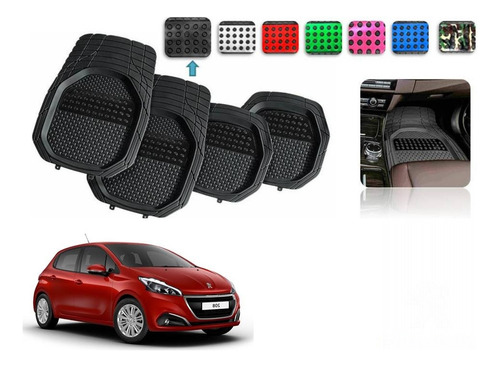 Tapetes Charola 4pz Color 3d Peugeot 208 2015 - 2019 2020