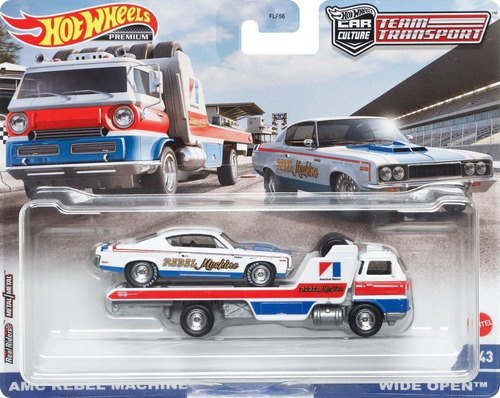 1:64 Hot Wheels Team Transport 2022 Q / Flf56-956q Color Flf56-956q / Amc