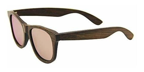 Gafas De Sol - C3 Handmade Natural Bamboo Polarized Uv Prote