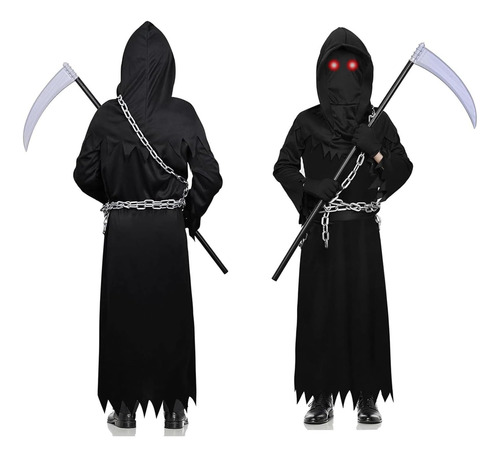 Disfraz De Esiaphia Grim Reaper, Disfraz De Halloween, 7 Pie