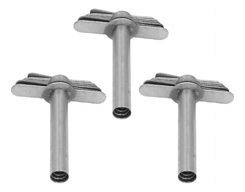 Juego De 3 Tapones De Goma Manuales De Acero Inoxidable Para