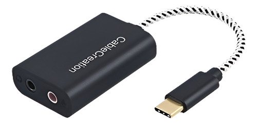 Adaptador De Audio Usb-c, Cablecreation Tipo C Tarjeta De So