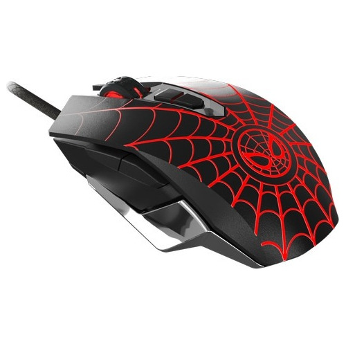 Mouse Gaming 2400dpi 7 Botones Con Luz Spiderman 