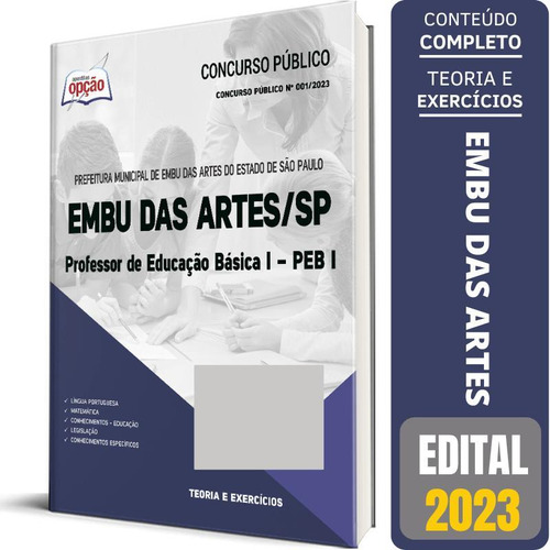 Apostila Prefeitura Embu Das Artes Sp 2023 Professor