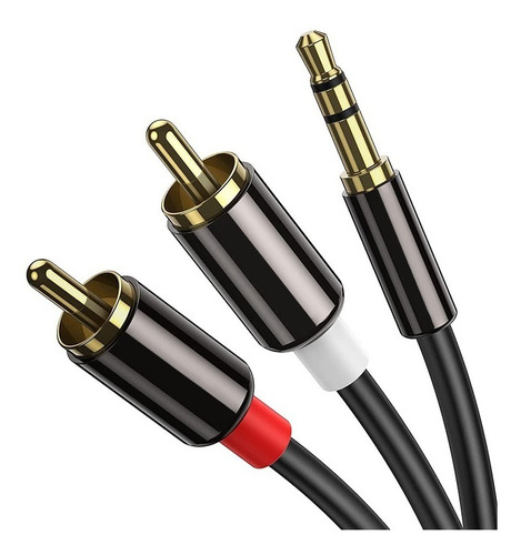 Cable Stereo Miniplug A Doble Rca 2 Metros Premium