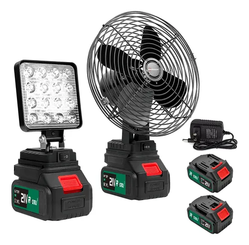 Kit 2 Ventiladores + Lanterna