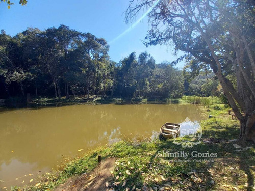Imagem 5 de 14 de 5.000 M², Em Condomínio, Casa Sede E De Caseiro, Área De Lazer E Lago !!