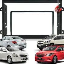Comprar Moldura De Painel 2 Din Multimidia Dvd Mp5 Onix Cobalt Spin Prisma 2012 2013 2014 2015 2016 2017 2018 2019 Preto