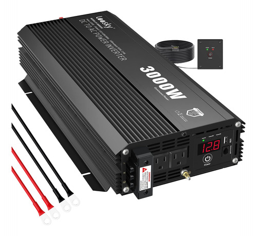 Power Inverter 3000 Watt Modificado Sine Wave Converter Dc 1