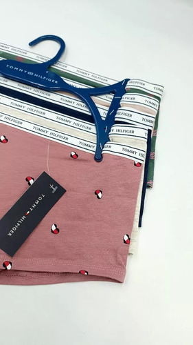 Paquete 5 Boxer Boyshort Tommy Hilfiger Mujer Originales