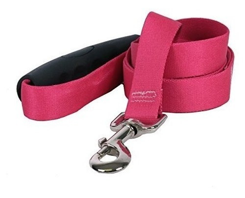 Yellow Dog Design Magenta Simple Solid Ezgrip Dog Leash