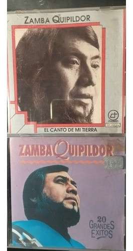 Zamba Quipildor. Lote De 2 Cd Originales.  