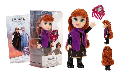 Muñeca Disney Princesa Mini 15cm Frozen Ana Anna.