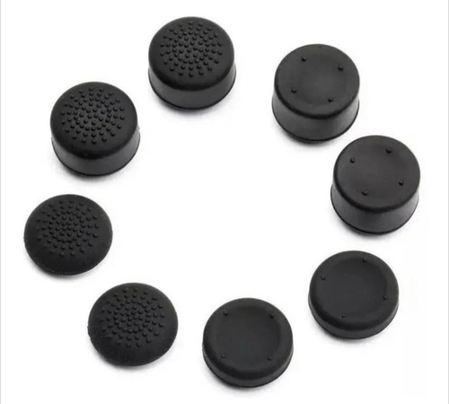 Kit 8 Protetor Extensor Grip Analógico Compatível Ps4 Xbox