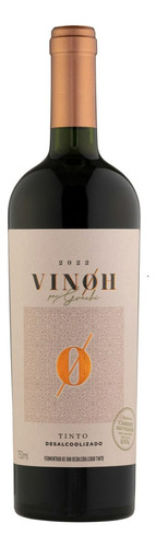 Vinho Vinoh Desalcoolizado Cabernet Sauvignon Tinto 750ml