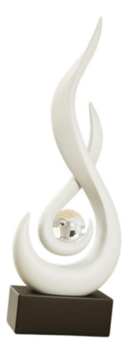 Estatua Abstracta De Fuego, Adorno De Escritorio,