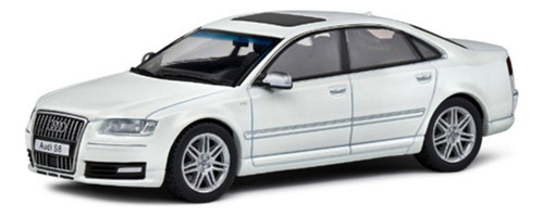 Miniatura Carro Audi S8 D3 2010 1:43 Solido Branco