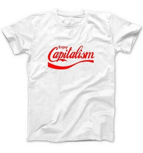 Remeras Capitalismo Vinilo Textil Coca Premium Capitalism