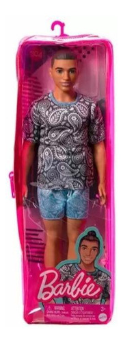 Boneco Ken Fashionista Com Coque 204 Mattel