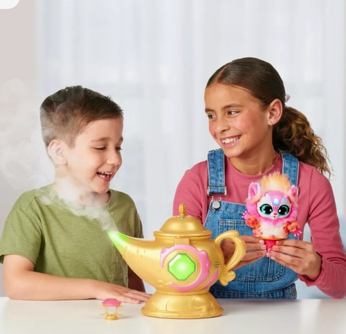 Magic Mixies Lámpara Genio Peluche Interactivo +60 Sonidos R