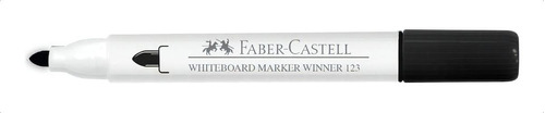 Marcador Fibron Para Pizarra Blanca Faber 123 - 152 Color Color Negro