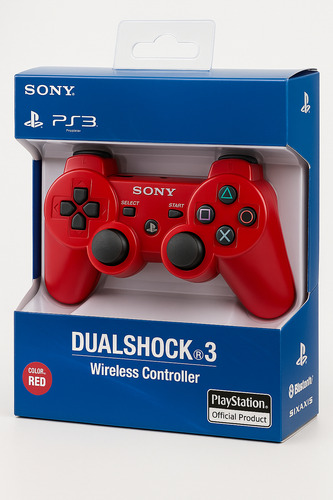 Control Sony Dualshock 3 Para Ps3/slim/super Slim Original Rojo