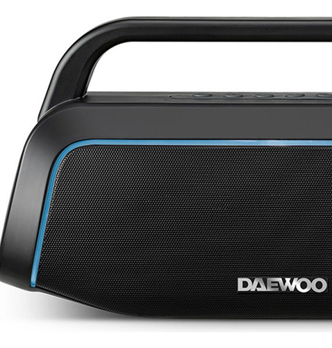 Bocina Bluetooth Daewoo Recargable Radio Fm Tws Dw806 Negro