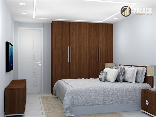 Apartamento Com 2 Dormitórios À Venda, 63 M² Por R$ 316.000,00 - Vila Assunção - Praia Grande/sp - Ap1696