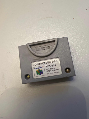 Controller Pak Nintendo 64 Memory Original
