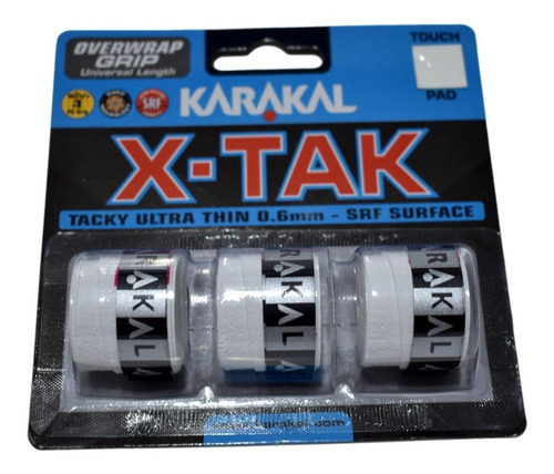 Overgrips Karakal X-tak Blancos