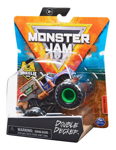 Monster Jam Vehiculo 1.64 Metal Double Decker Int 6061161