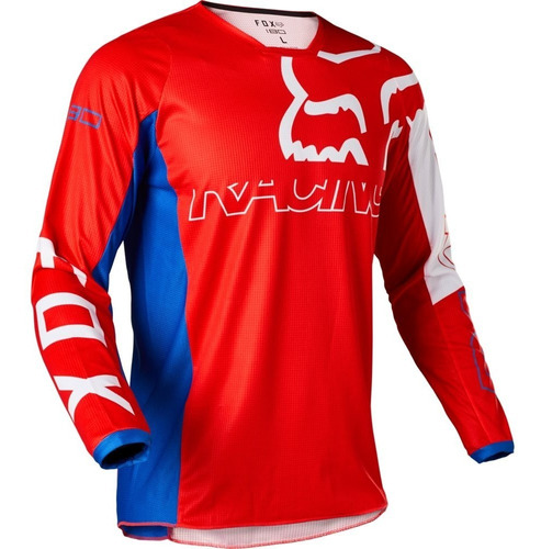 Equipo Conjunto Cross Fox 180 Skew Blanco Rojo Azul Tmr