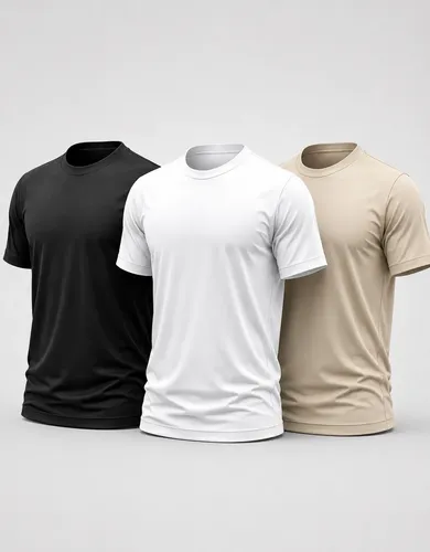 Kit 3 Camisetas Básicas 100% Algodão Masculina Premium Daily (P ao GG)