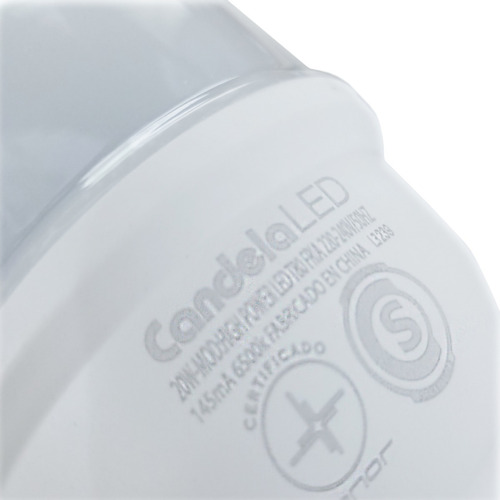 Imagen 4 de 8 de Lampara Galponera Led High Power 20w Luz Fria X 4 Unid