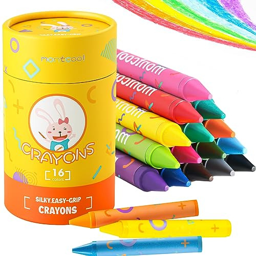 Crayones Jumbo Para Niños En Envase De Carton (16 Unidades)