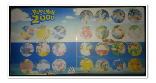 Imagen 2 de 6 de Coleccionador Pokemon 2000 + 38 De 50 Tazos