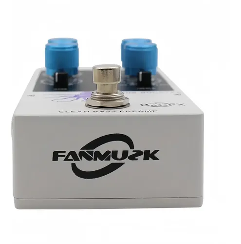Pedal Preamp Booster Para Bajo Octopus Ecualizador Flexible Blanco