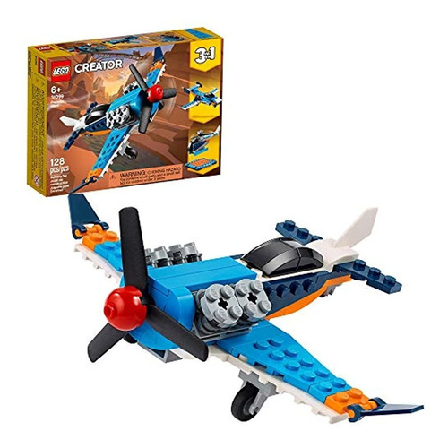 Lego Creator 3 En 1 Hélice Avión 31099 Flying Toy Building K