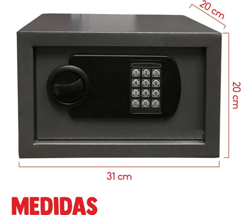 Caja Fuerte Digital Llave +bloqueo Seguridad Oferta