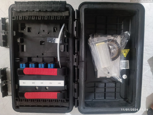 Caja Nap Fiberhome Sc Upc 1 X 8 Nueva Wisp Fibra Optica
