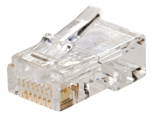 Fichas Rj45 Macho Conector Red Utp Cat6 X 100 Unidades Noga