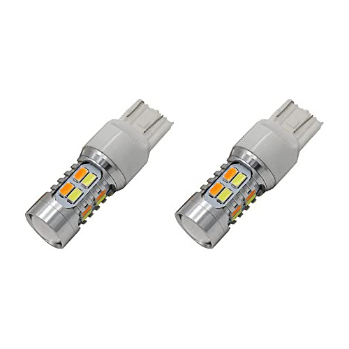 7443 T20 Switchback Dual Color Blanco Ámbar Led Señal...