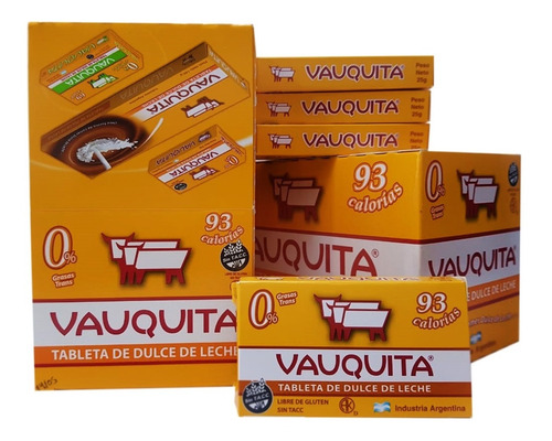 Imagen 1 de 6 de 18 Vauquita Dulce De Leche -apto Celíacos- La Golosineria