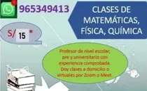 Comprar Profesor De Matemáticas, Física Y Química.