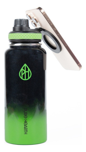 Pure Hearth Dynamicfit Botella Deportiva De Acero Inoxidable