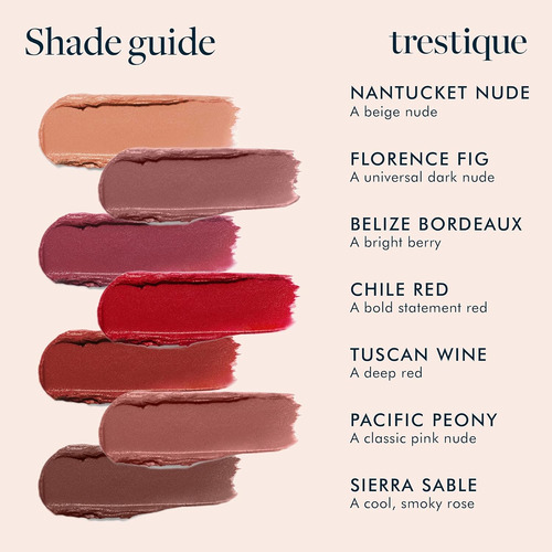 Tre'stique Lápiz Labial Mate, Lápiz Labial Mate Con Bálsamo